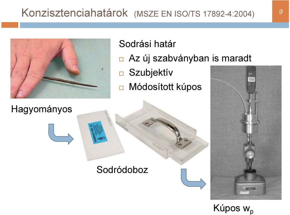 szabványban is maradt Szubjektív