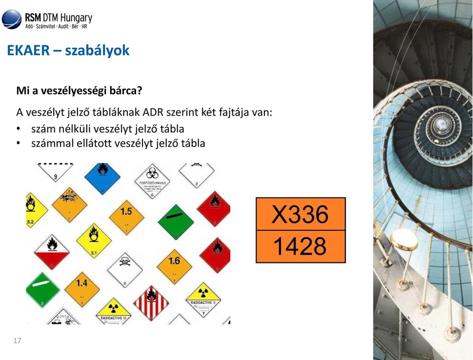 fajtája van: szám nélküli veszélyt jelző