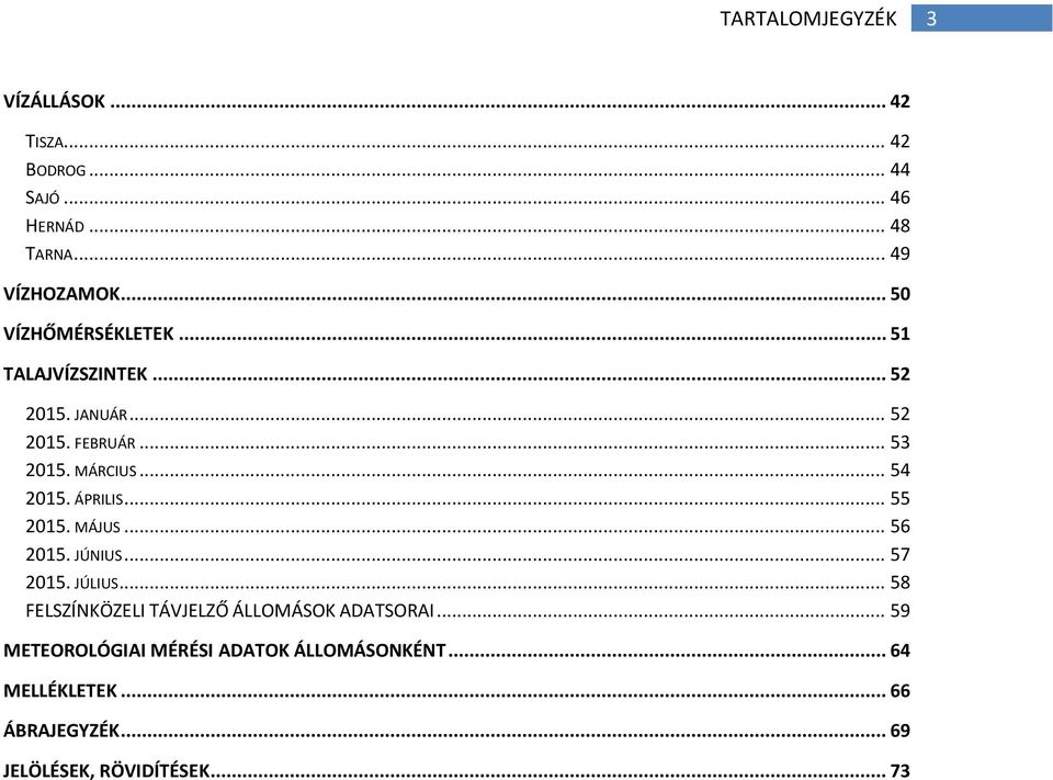 ÁPRILIS... 55 215. MÁJUS... 56 215. JÚNIUS... 57 215. JÚLIUS... 58 FELSZÍNKÖZELI TÁVJELZŐ ÁLLOMÁSOK ADATSORAI.
