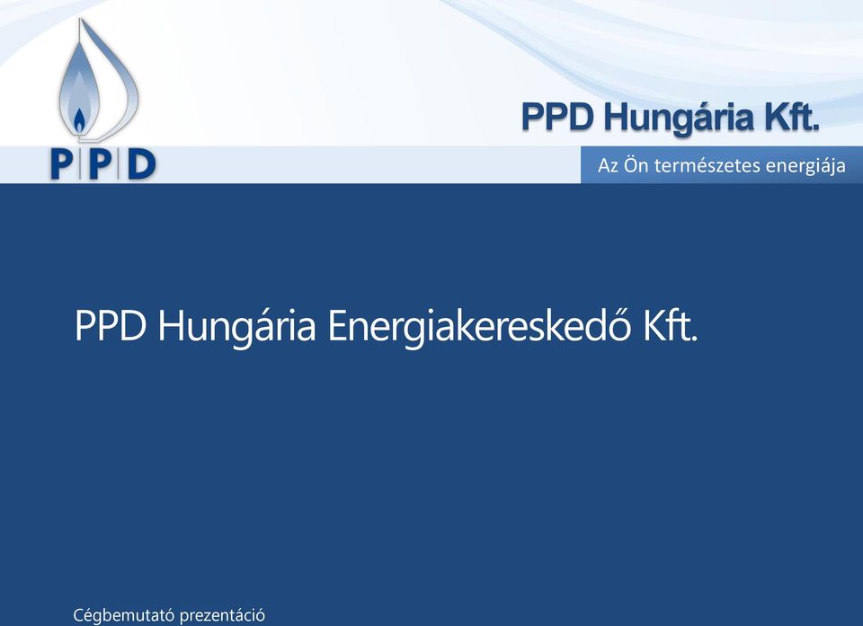 energiája PPD Hungária