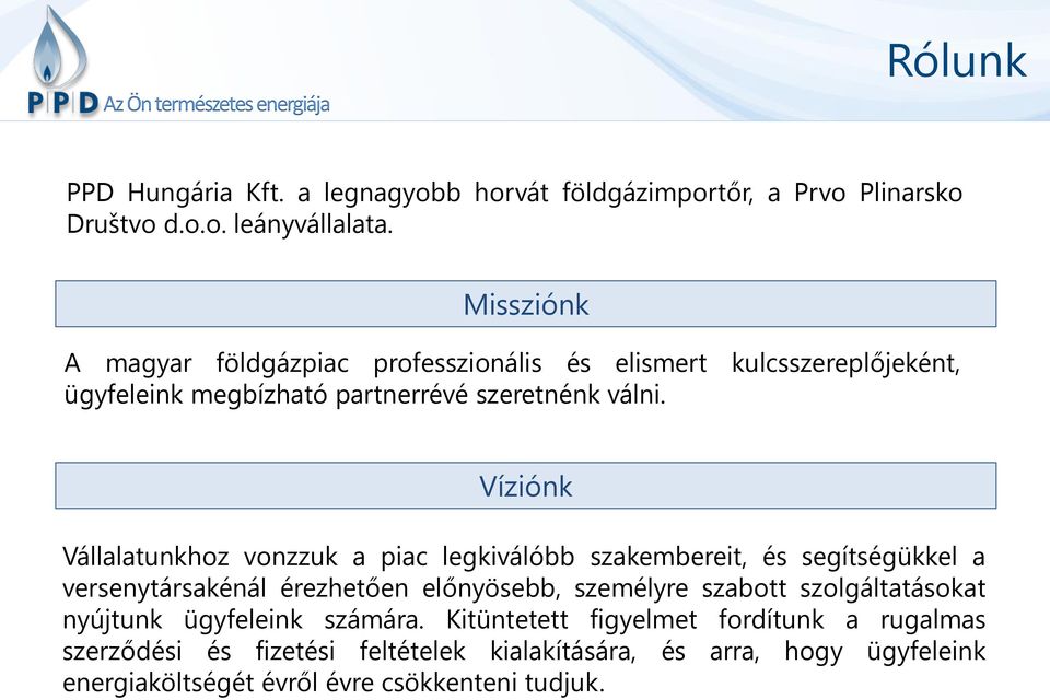 Víziónk Vállalatunkhoz vonzzuk a piac legkiválóbb szakembereit, és segítségükkel a versenytársakénál érezhetően előnyösebb, személyre szabott