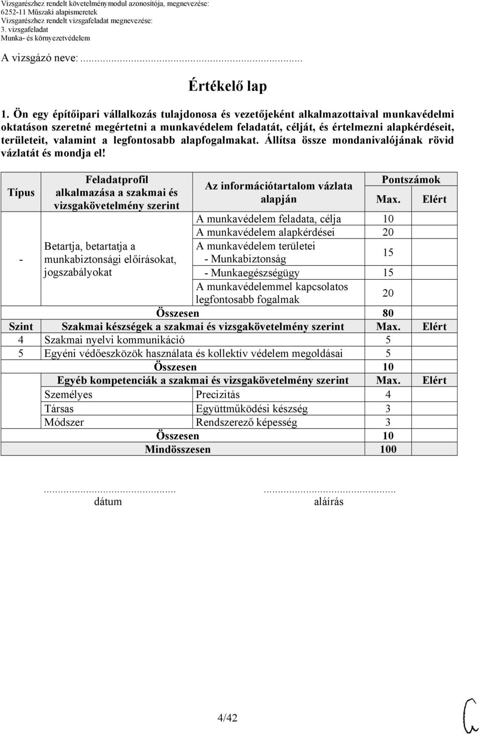 valamint a legfontosabb alapfogalmakat. Állítsa össze mondanivalójának rövid vázlatát és mondja el!