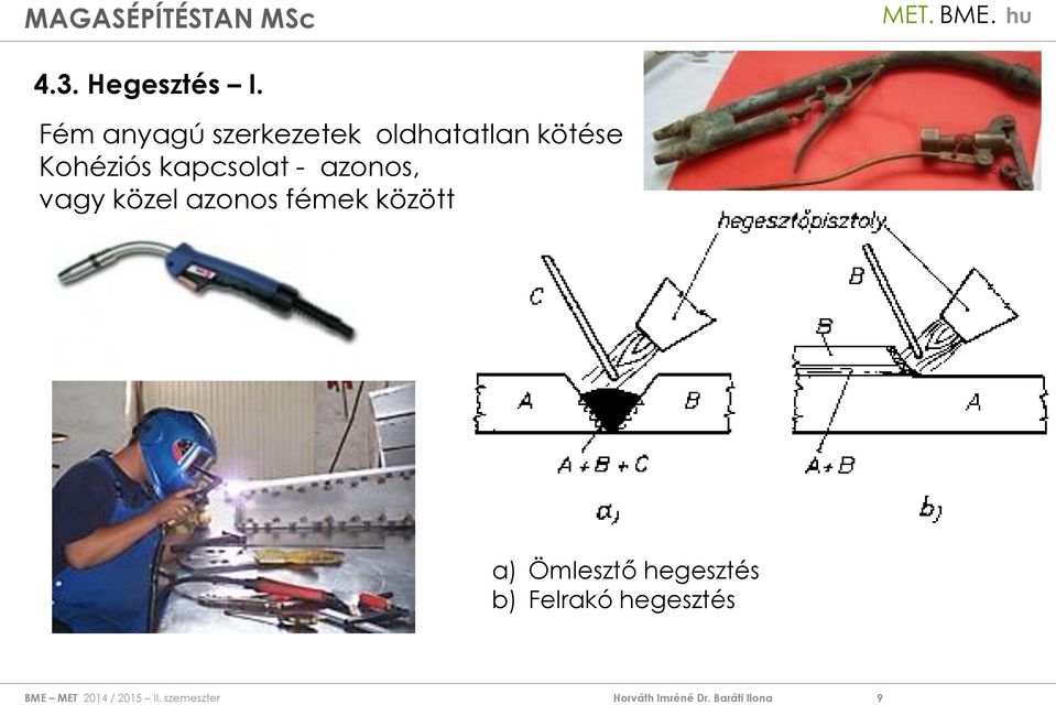 kötése Kohéziós kapcsolat - azonos, vagy