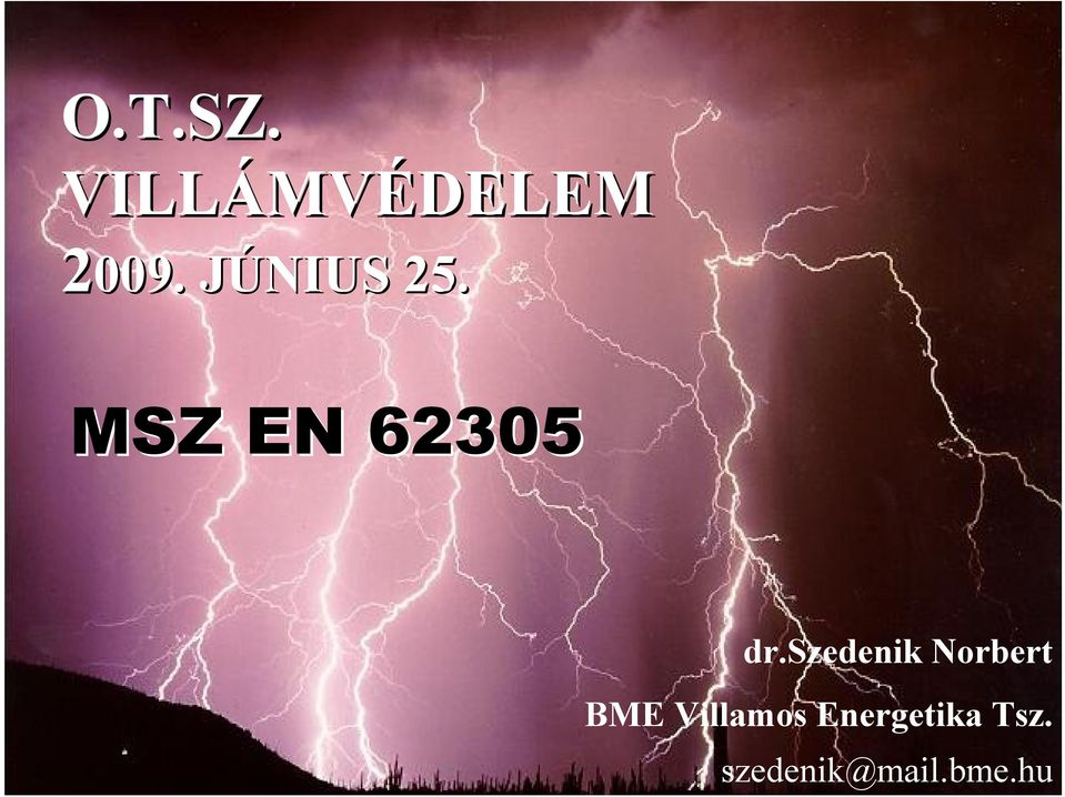szedenik Norbert BME Villamos