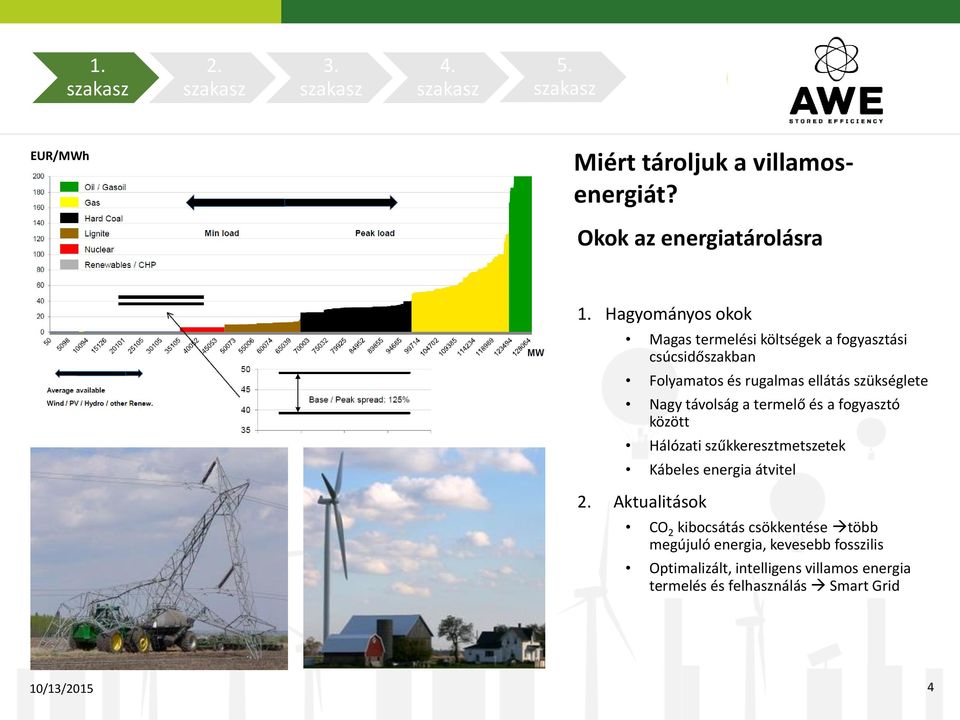 Nagy távolság a termelő és a fogyasztó között Hálózati szűkkeresztmetszetek Kábeles energia átvitel Aktualitások CO