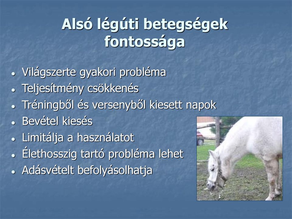 versenyből kiesett napok Bevétel kiesés Limitálja a