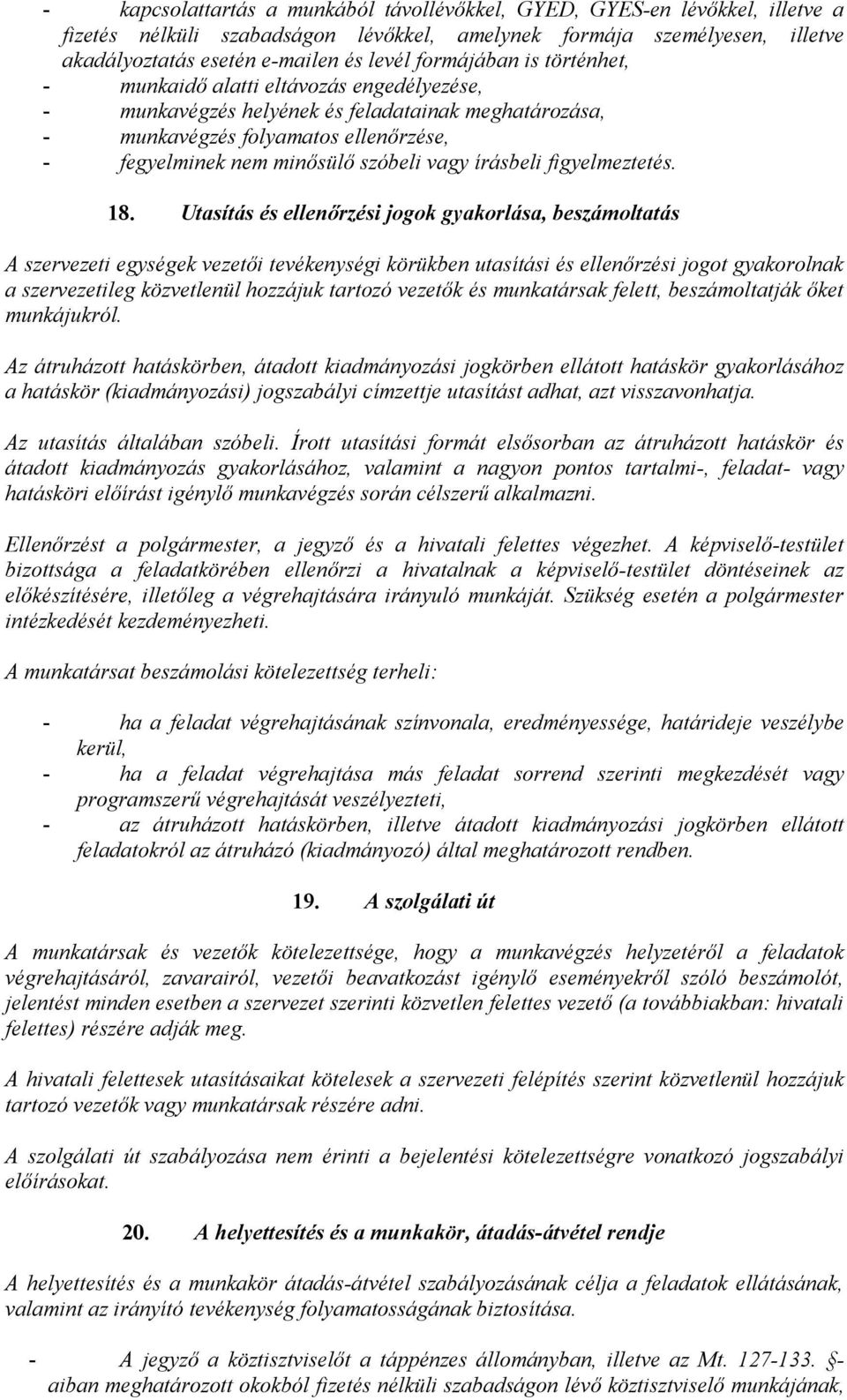 írásbeli figyelmeztetés. 18.