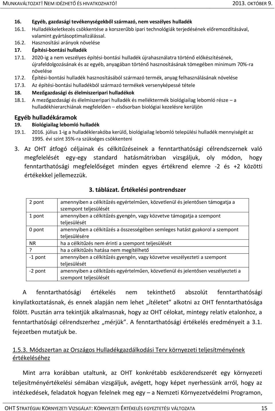 2. Építési-bontási hulladék hasznosításából származó termék, anyag felhasználásának növelése 17.3. Az építési-bontási hulladékból származó termékek versenyképessé tétele 18.