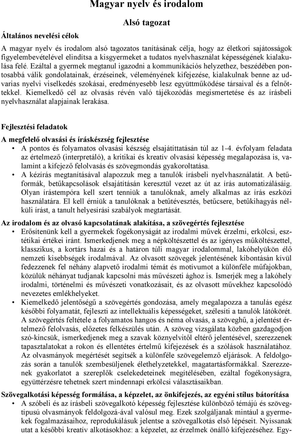 Ezáltal a gyermek megtanul igazodni a kommunikációs helyzethez, beszédében pontosabbá válik gondolatainak, érzéseinek, véleményének kifejezése, kialakulnak benne az udvarias nyelvi viselkedés