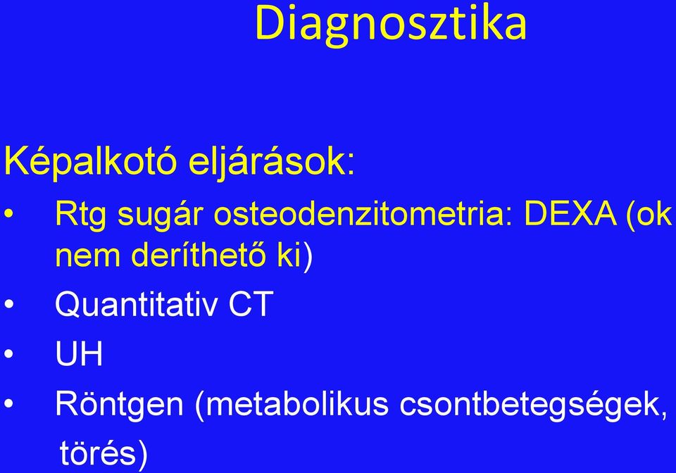 deríthető ki) Quantitativ CT UH