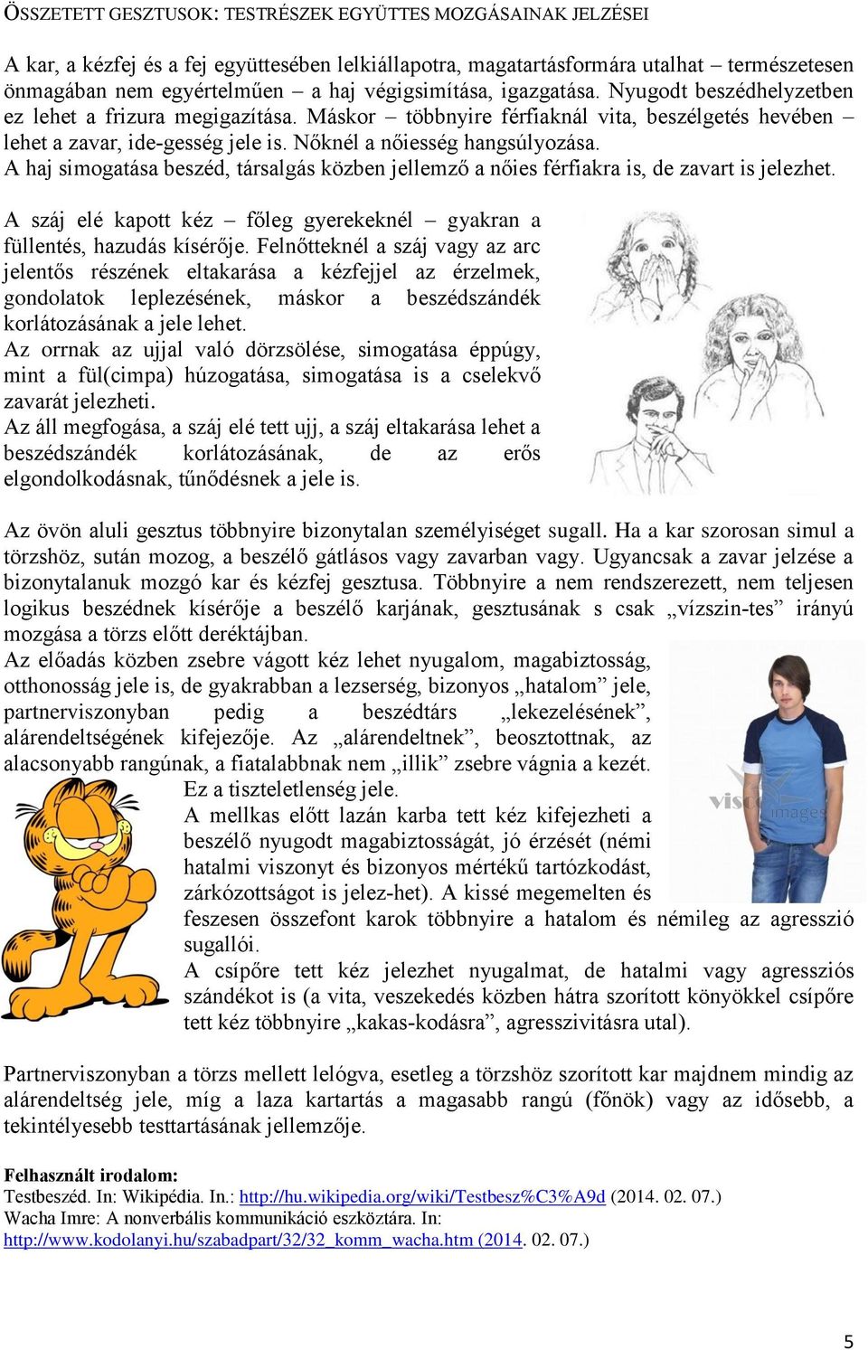 TESTBESZÉD ELEMEI 2. GESZTUSOK - PDF Free Download