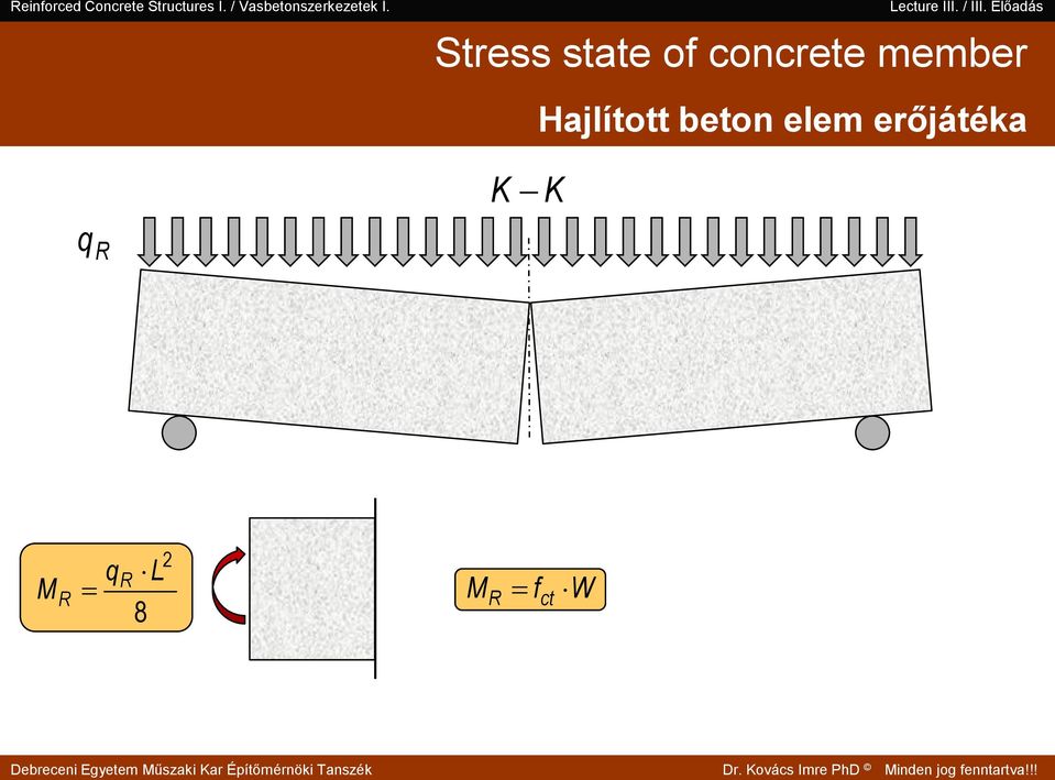 Hajlított beton elem