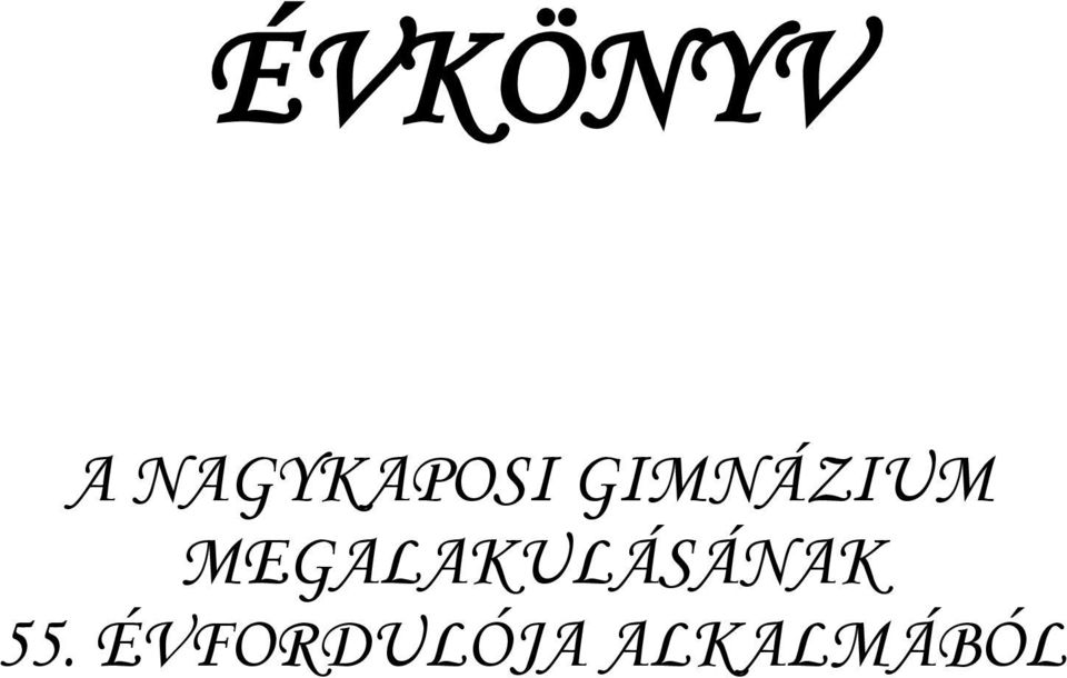 GIMNÁZIUM