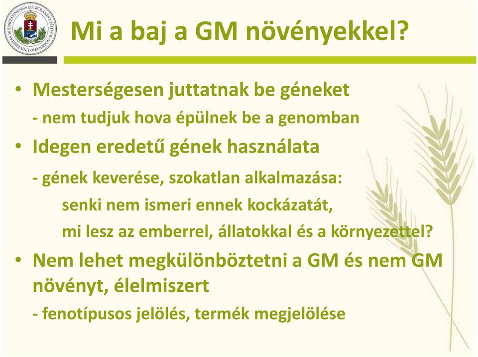 gének használata - gének keverése, szokatlan alkalmazása: senki nem ismeri ennek