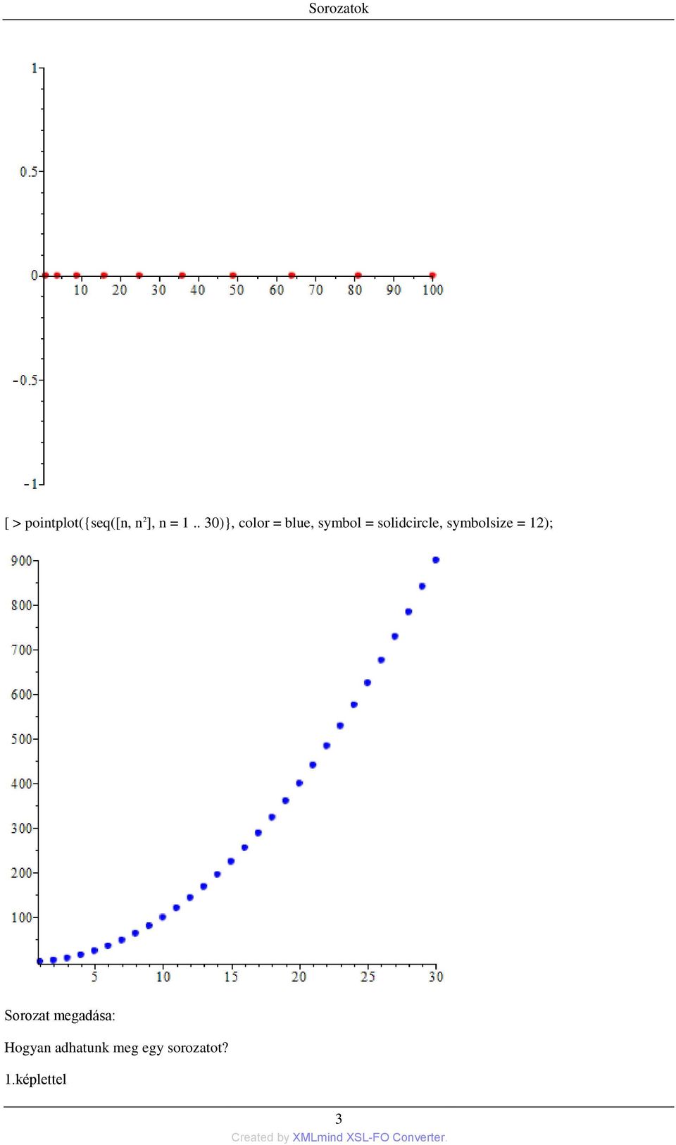 solidcircle, symbolsize = 12); Sorozat