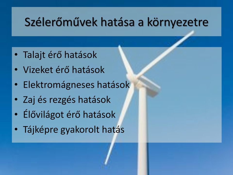 Elektromágneses hatások Zaj és rezgés