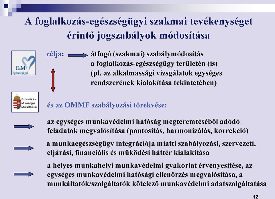 Foglalkozás Egészségügyi Szolgáltatás Jogszabály