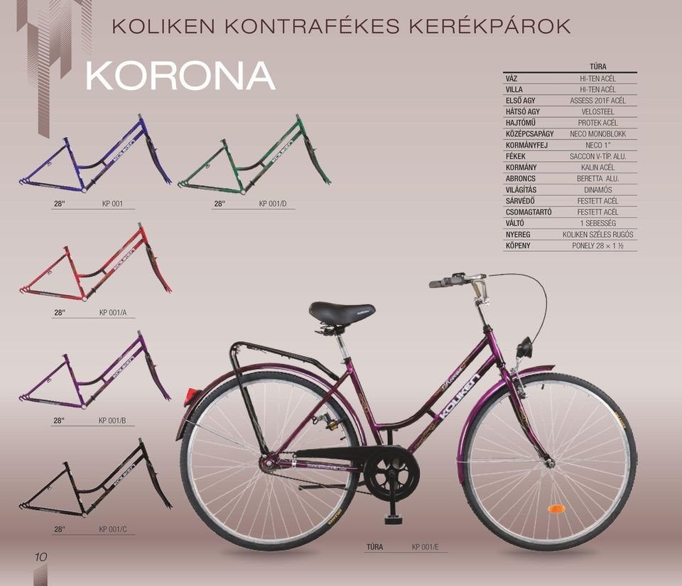 ALU. Kormány KALIN Abroncs BERETTA ALU.