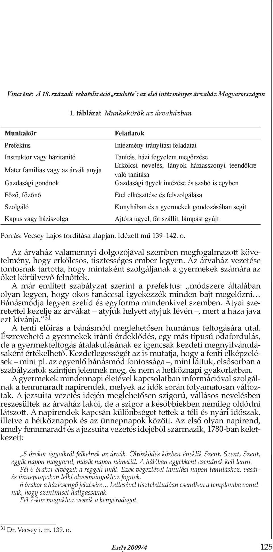 irányítási feladatai Tanítás, házi fegyelem megőrzése Erkölcsi nevelés, lányok háziasszonyi teendőkre való tanítása Gazdasági ügyek intézése és szabó is egyben Étel elkészítése és felszolgálása