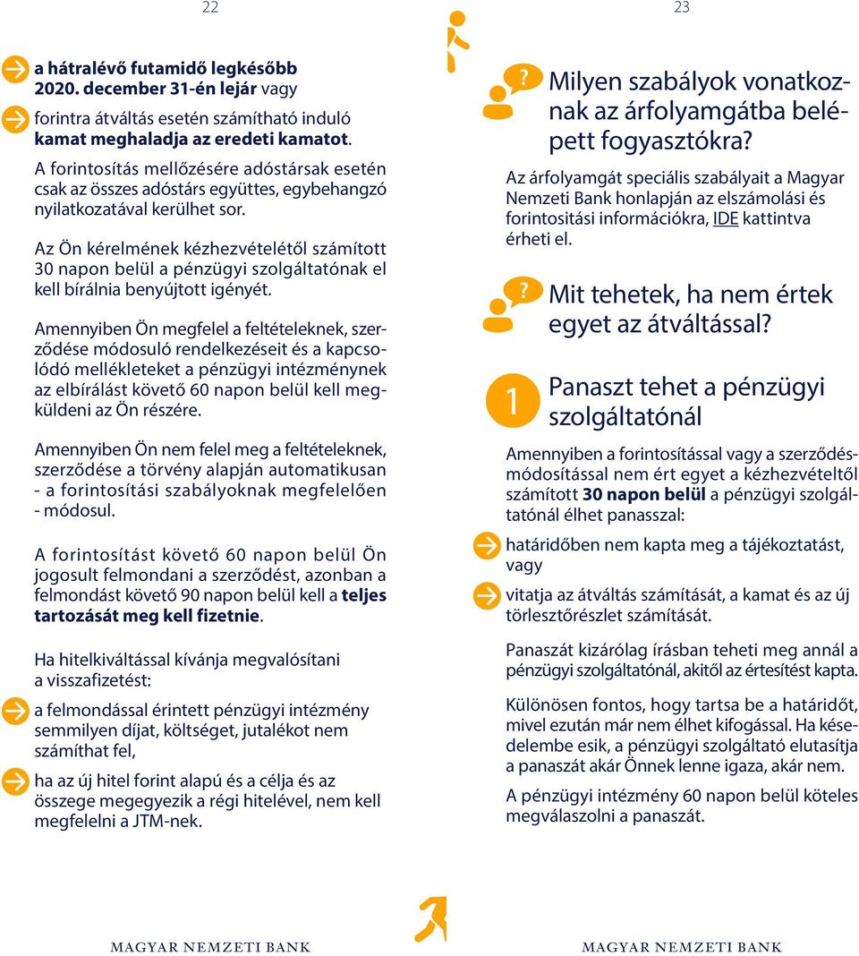 Az Ön kérelmének kézhezvételétől számított 30 napon belül a pénzügyi szolgáltatónak el kell bírálnia benyújtott igényét.