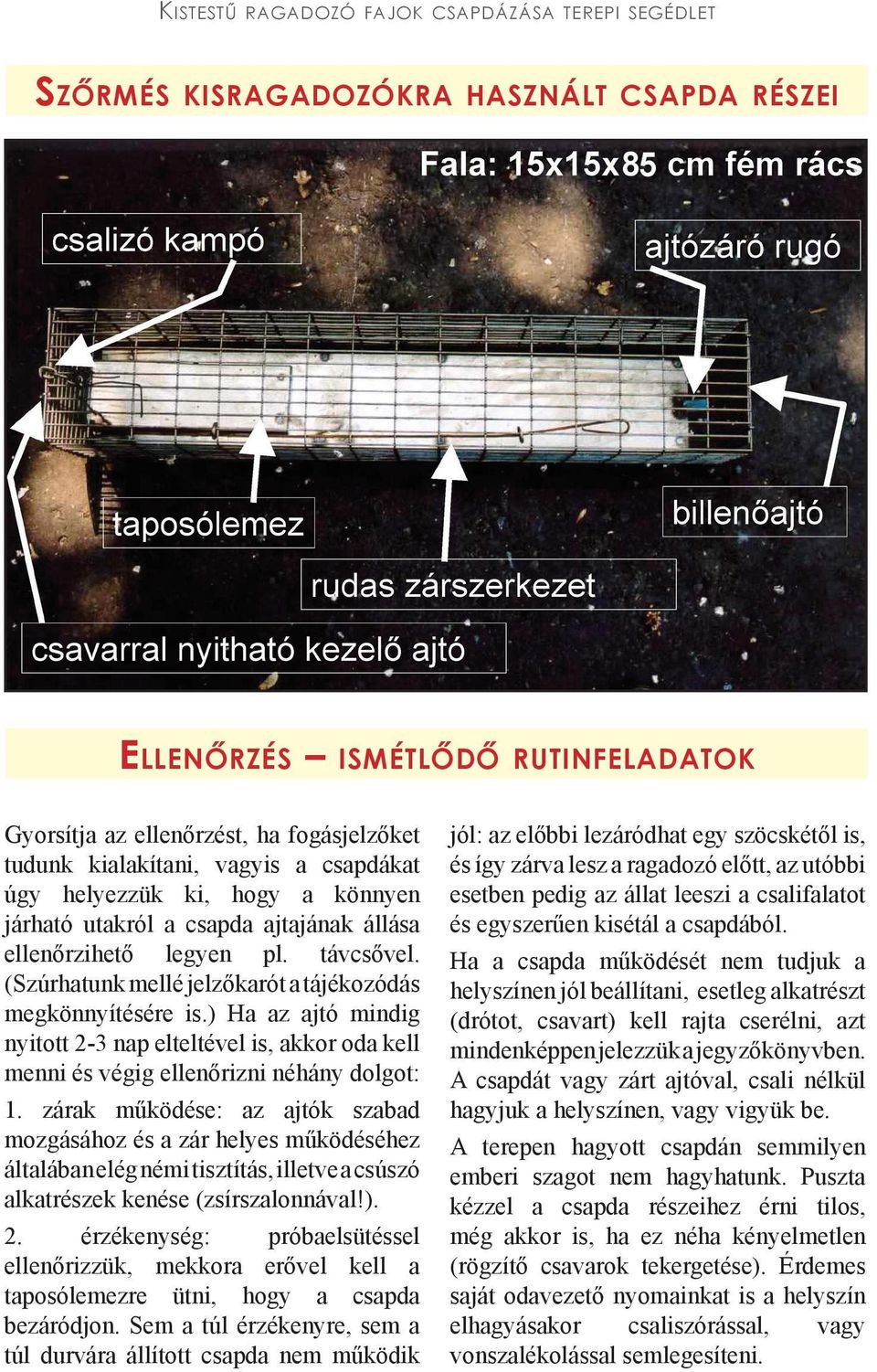 ) Ha az ajtó mindig nyitott 2-3 nap elteltével is, akkor oda kell menni és végig ellenőrizni néhány dolgot: 1.
