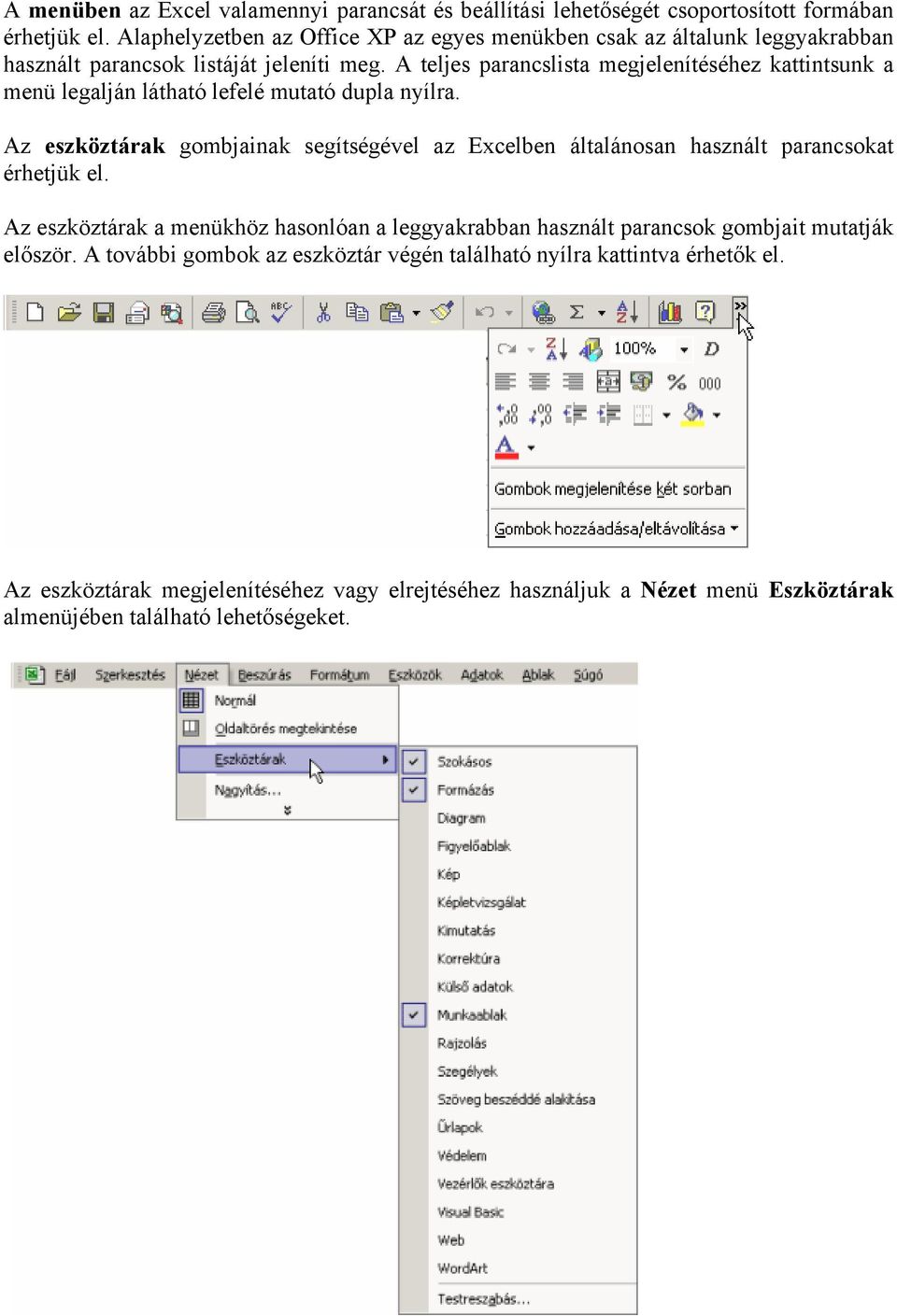 I. rész. 1. Bevezetés az Excel program használatába - PDF Free Download