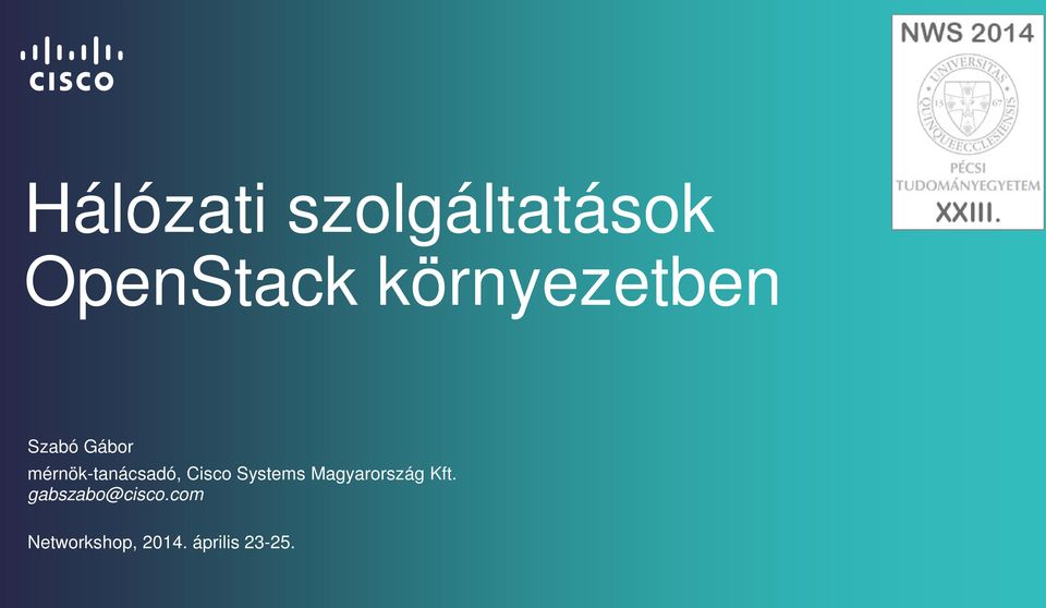 mérnök-tanácsadó, Cisco Systems