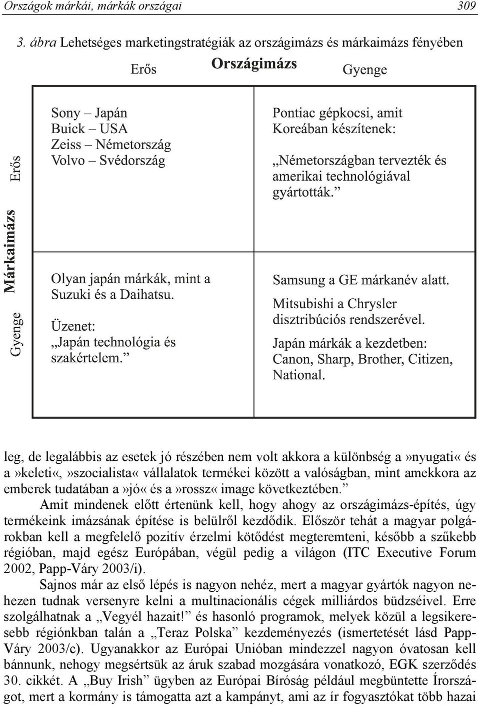 között a valóságban, mint amekkora az emberek tudatában a»jó«és a»rossz«image következtében.