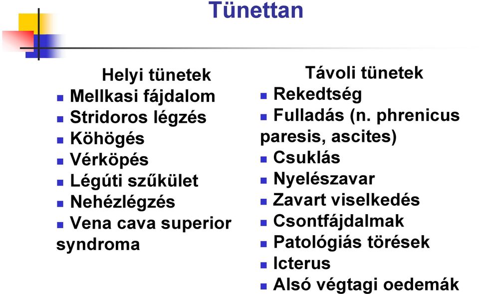 Légúti tünetek II. (Mellkasi folyadékgyülem, köhögés, vérköpés, dyspnoe) -  PDF Free Download