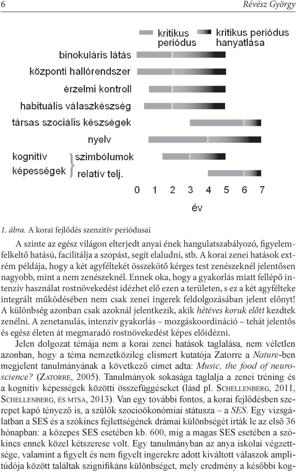 Ennek oka, hogy a gyakorlás miatt fellépő intenzív használat rostnövekedést idézhet elő ezen a területen, s ez a két agyfélteke integrált működésében nem csak zenei ingerek feldolgozásában jelent