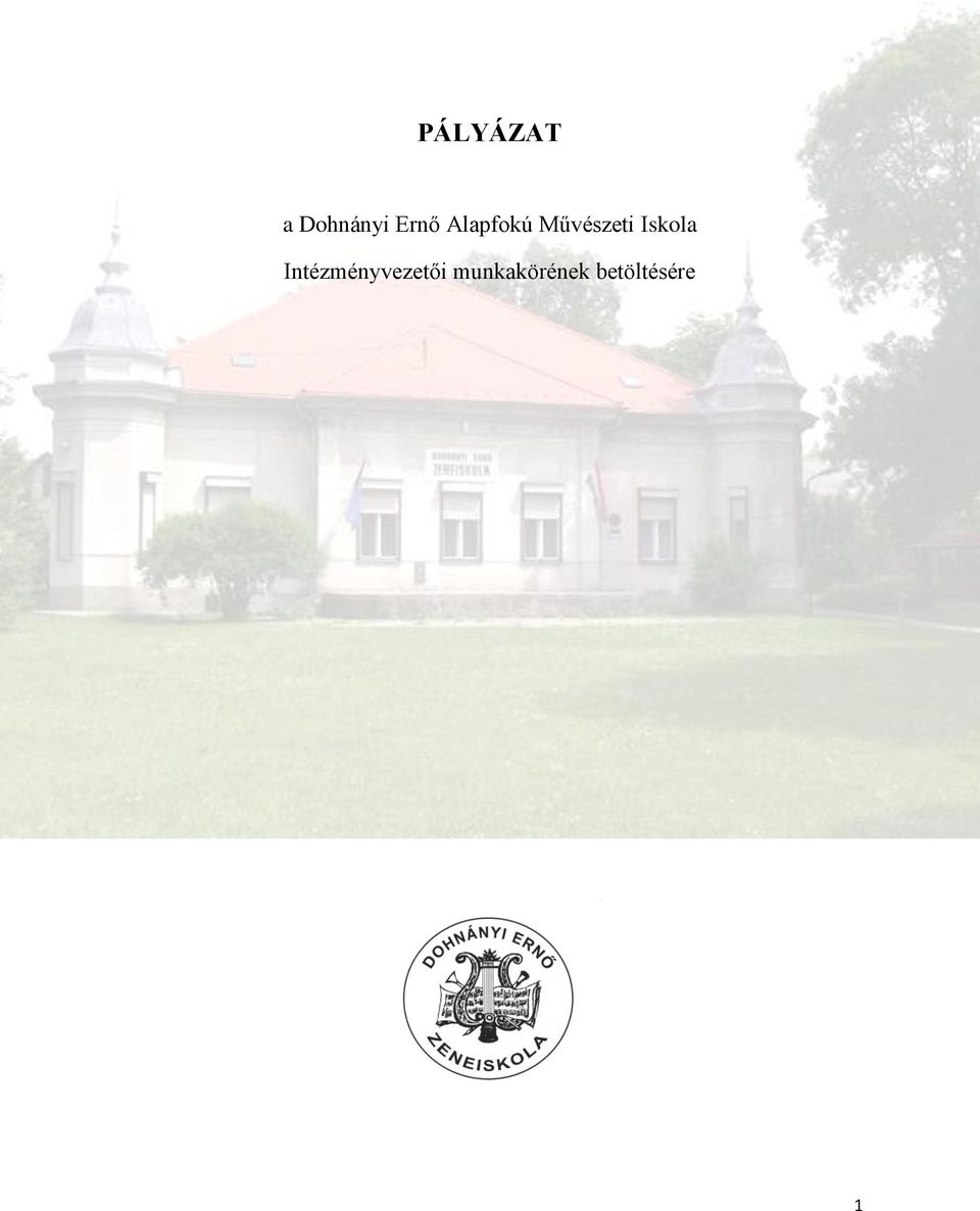 Iskola Intézményvezetői