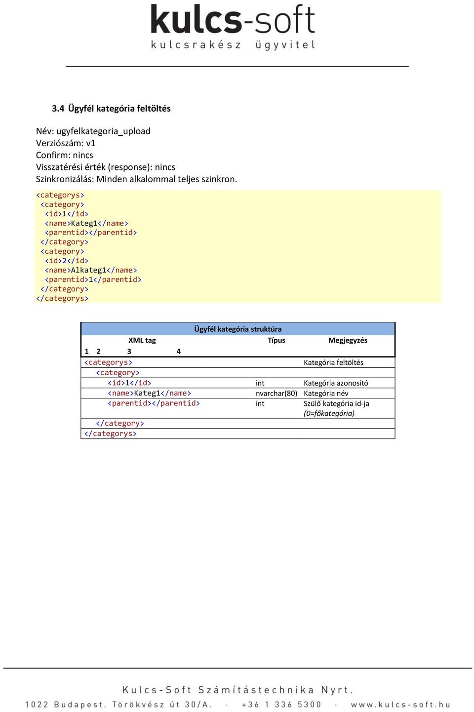 <categorys> <category> <id>1</id> <name>kateg1</name> <parentid></parentid> </category> <category> <id>2</id> <name>alkateg1</name> <parentid>1</parentid>