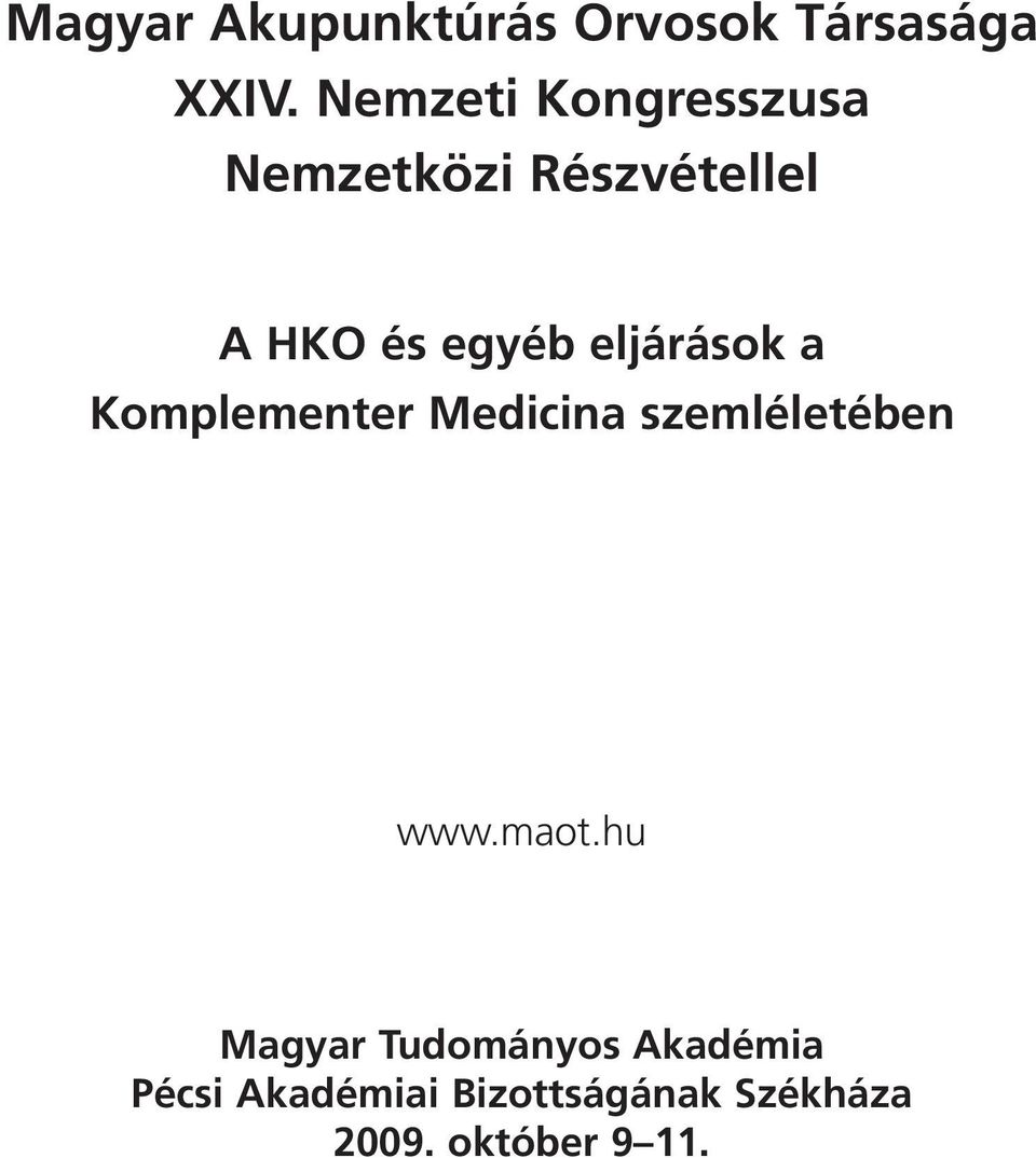 Komplementer Medicina