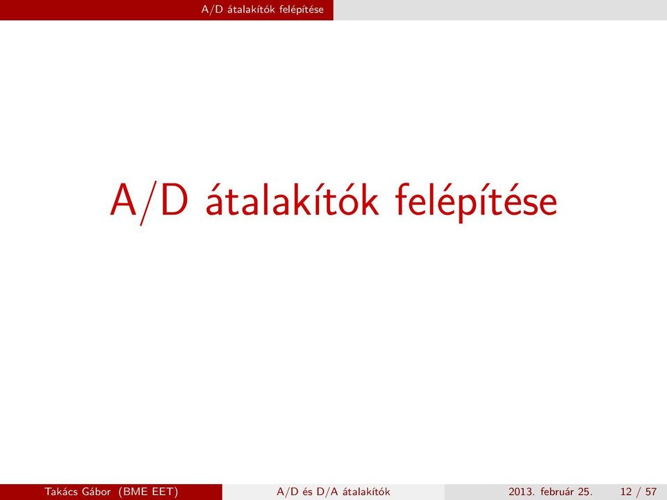 A/D és D/A átalakítók - PDF Free Download