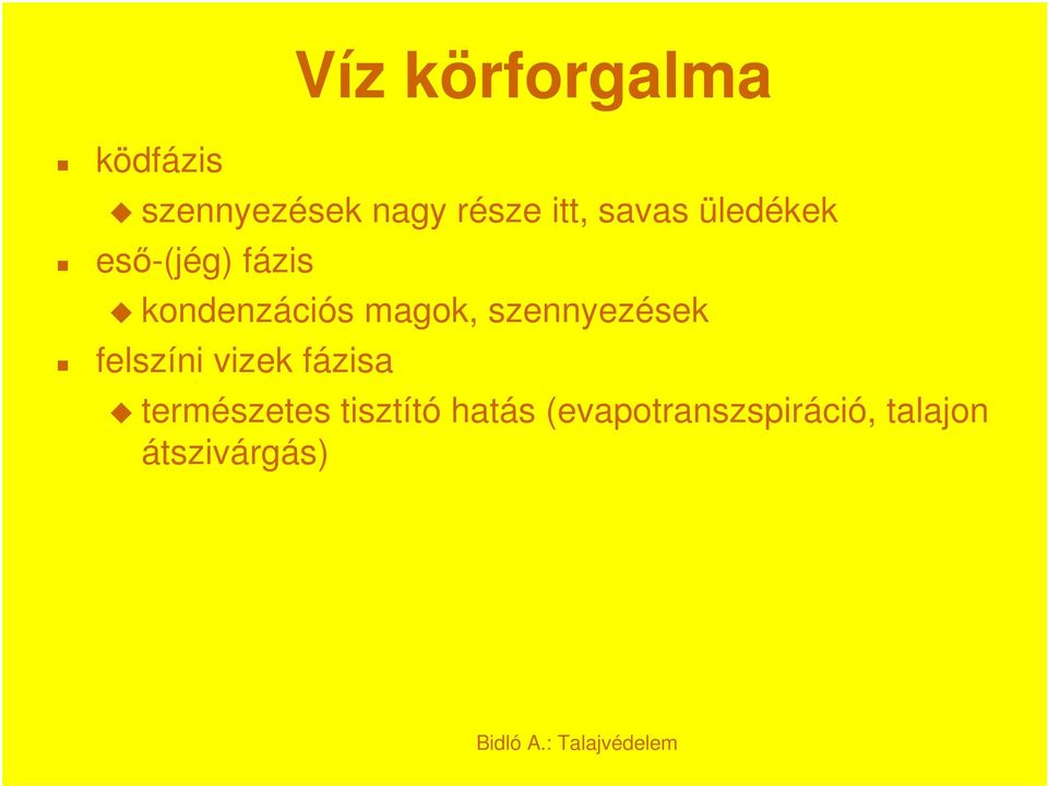 magok, szennyezések felszíni vizek fázisa