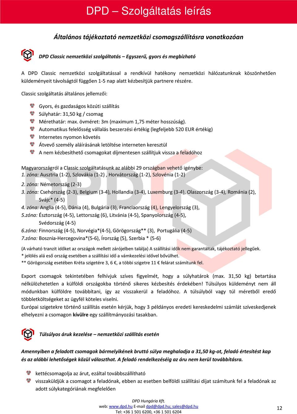 DPD Szolgáltatás leírás - PDF Free Download