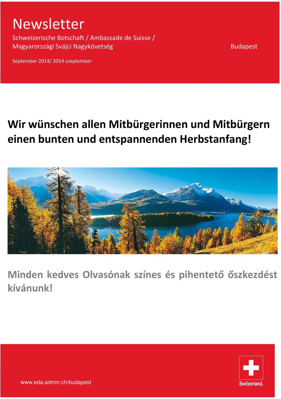 allen Mitbürgerinnen und Mitbürgern einen bunten und entspannenden