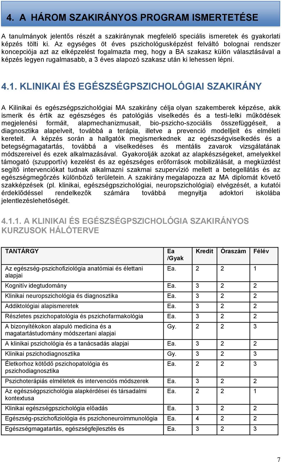 szakasz után ki lehessen lépni. 4.1.