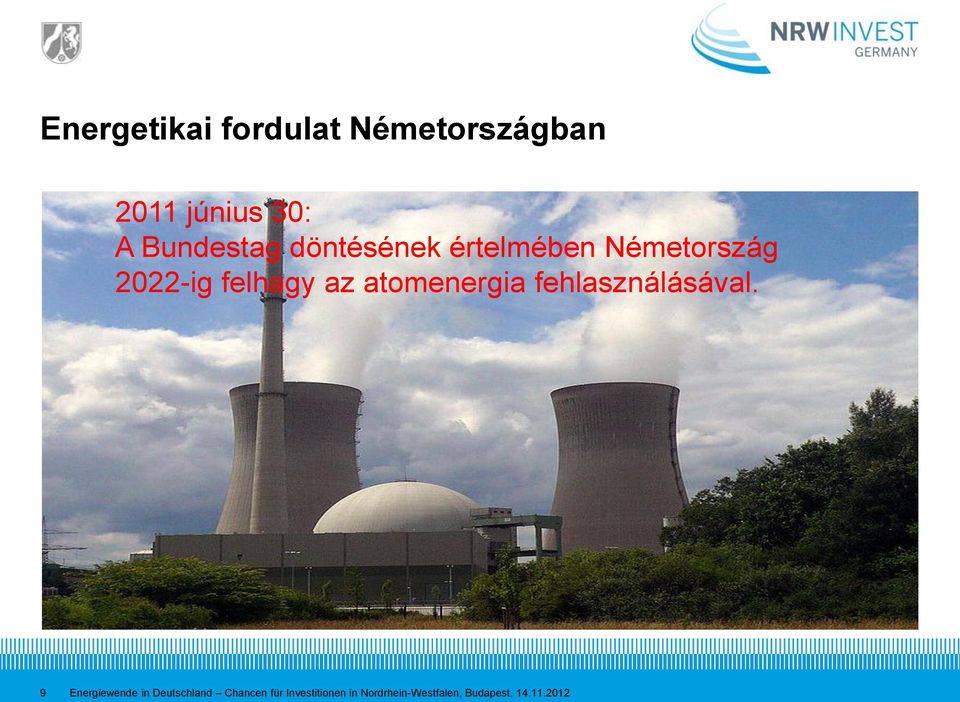 az atomenergia fehlasználásával.