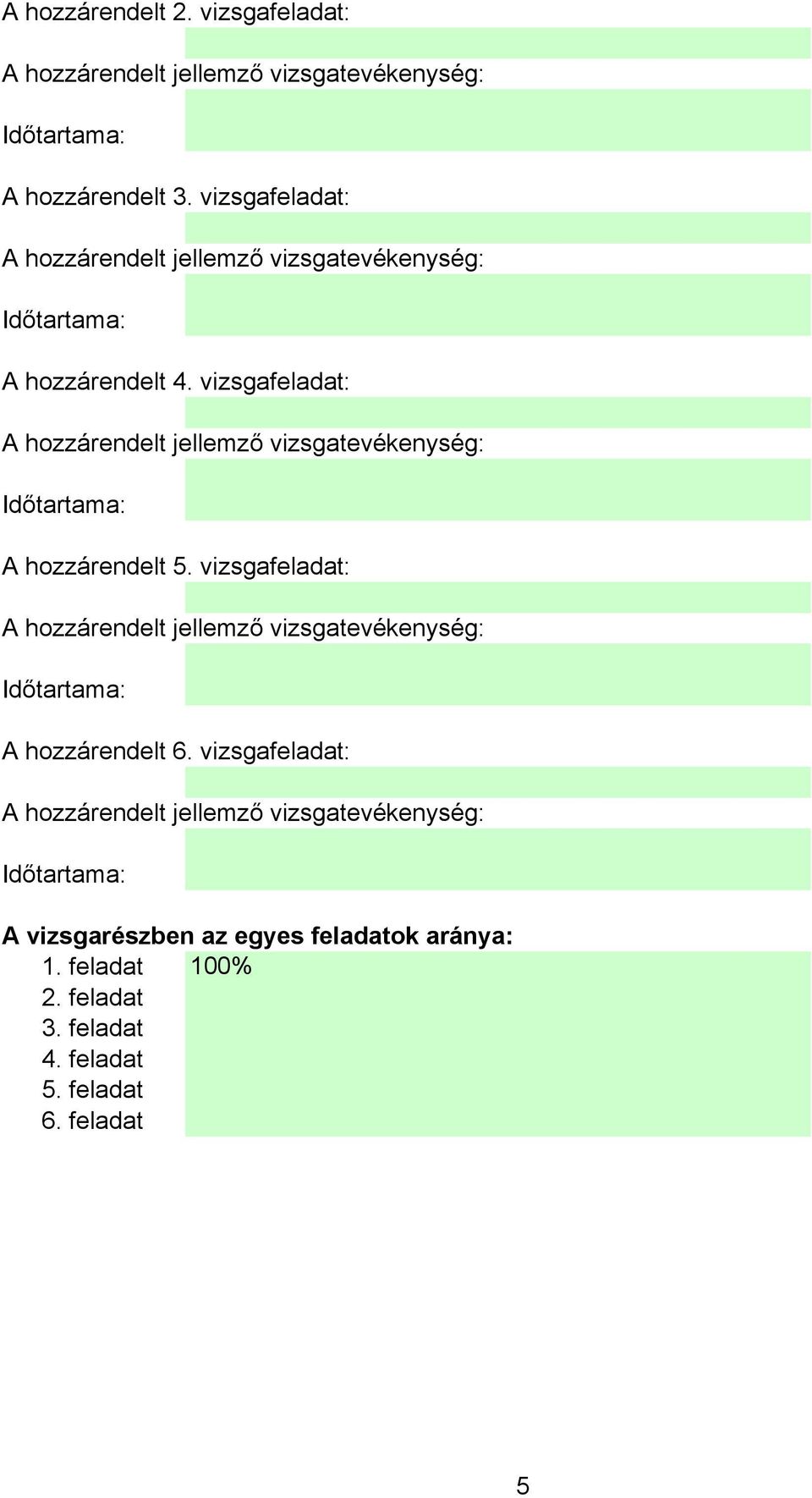 vizsgafeladat: A hozzárendelt 6.