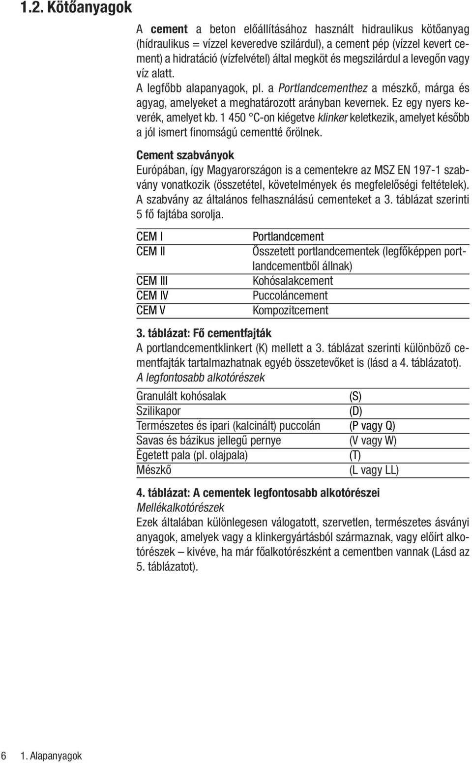 1 450 C-on kiégetve klinker keletkezik, amelyet késôbb a jól ismert finomságú cementté ôrölnek.