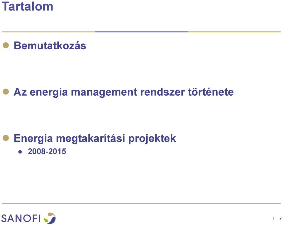 rendszer története Energia