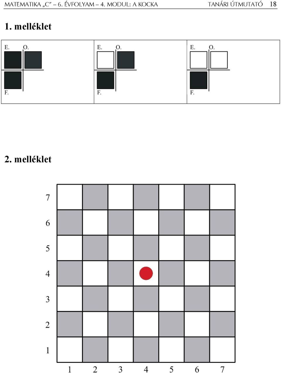 MATEMATIKA C 6. évfolyam 4. modul A KOCKA - PDF Free Download