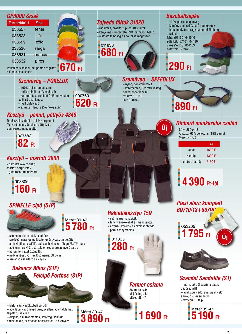 kötött, poliészter/pamut. Tenyerén csúszás elleni pöttyözés, gumírozott mandzsetta.