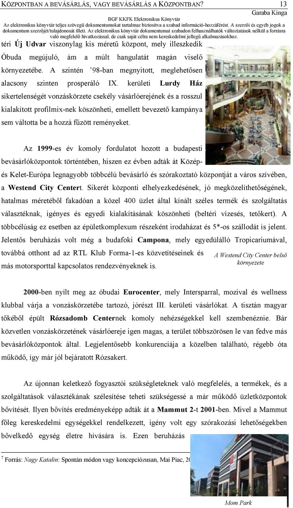 kerületi Lurdy Ház sikertelenségét vonzáskörzete csekély vásárlóerejének és a rosszul kialakított profilmix-nek köszönheti, emellett bevezető kampánya sem váltotta be a hozzá fűzött reményeket.