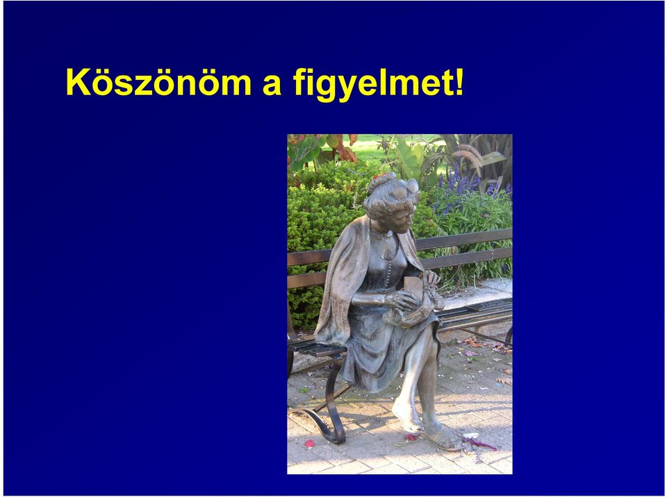 figyelmet!