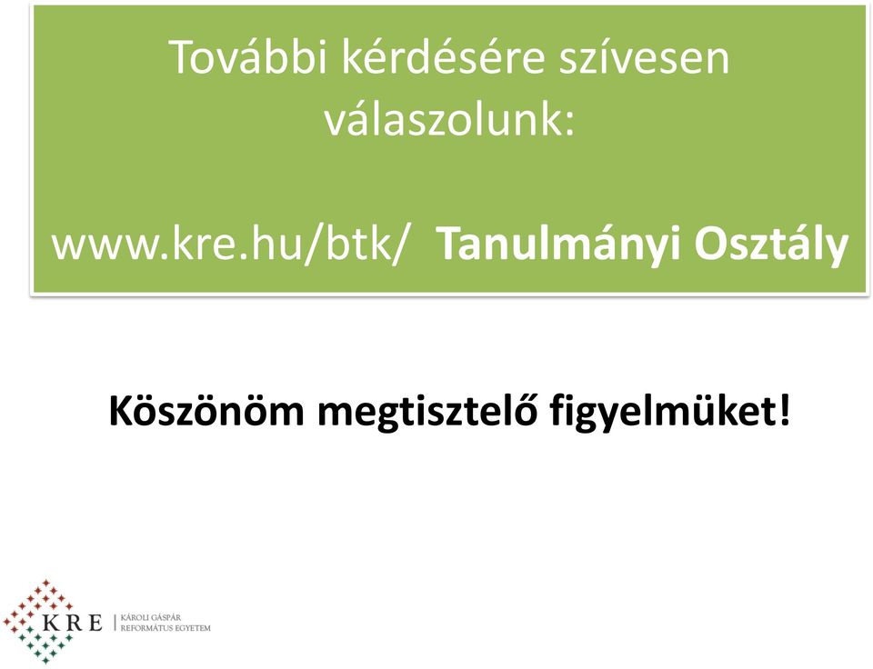 hu/btk/ Tanulmányi Osztály