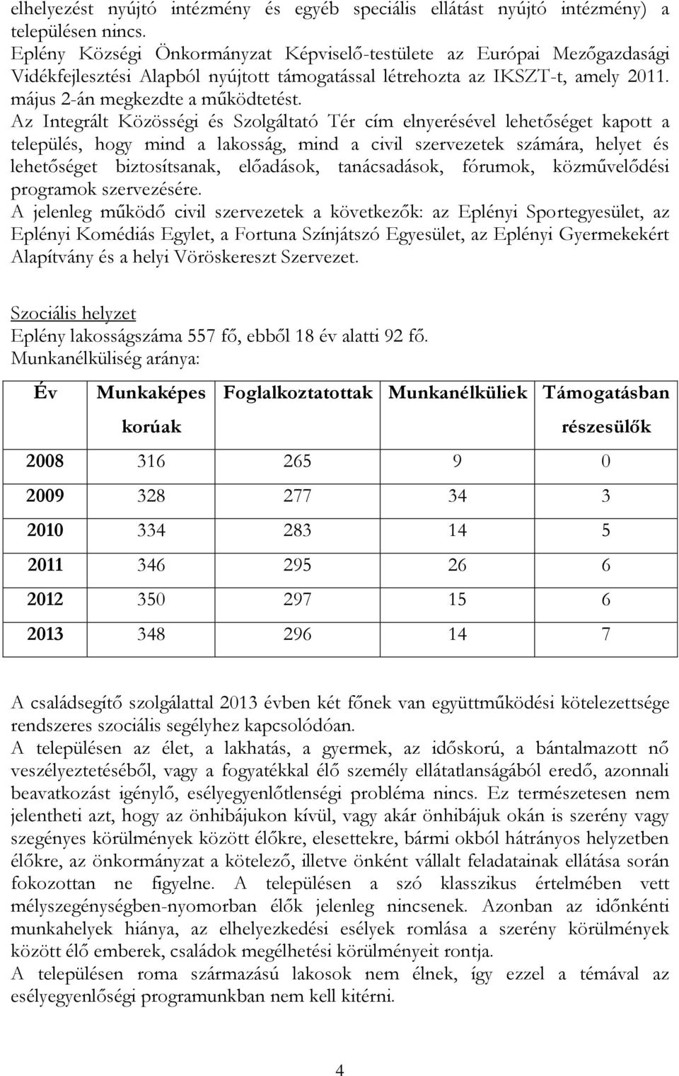 Az Integrált Közösségi és Szolgáltató Tér cím elnyerésével lehetőséget kapott a település, hogy mind a lakosság, mind a civil szervezetek számára, helyet és lehetőséget biztosítsanak, előadások,