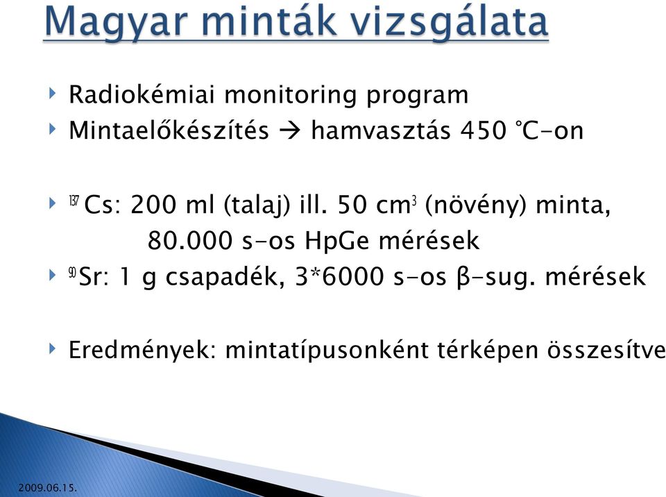 50 cm3 (növény) minta, 80.
