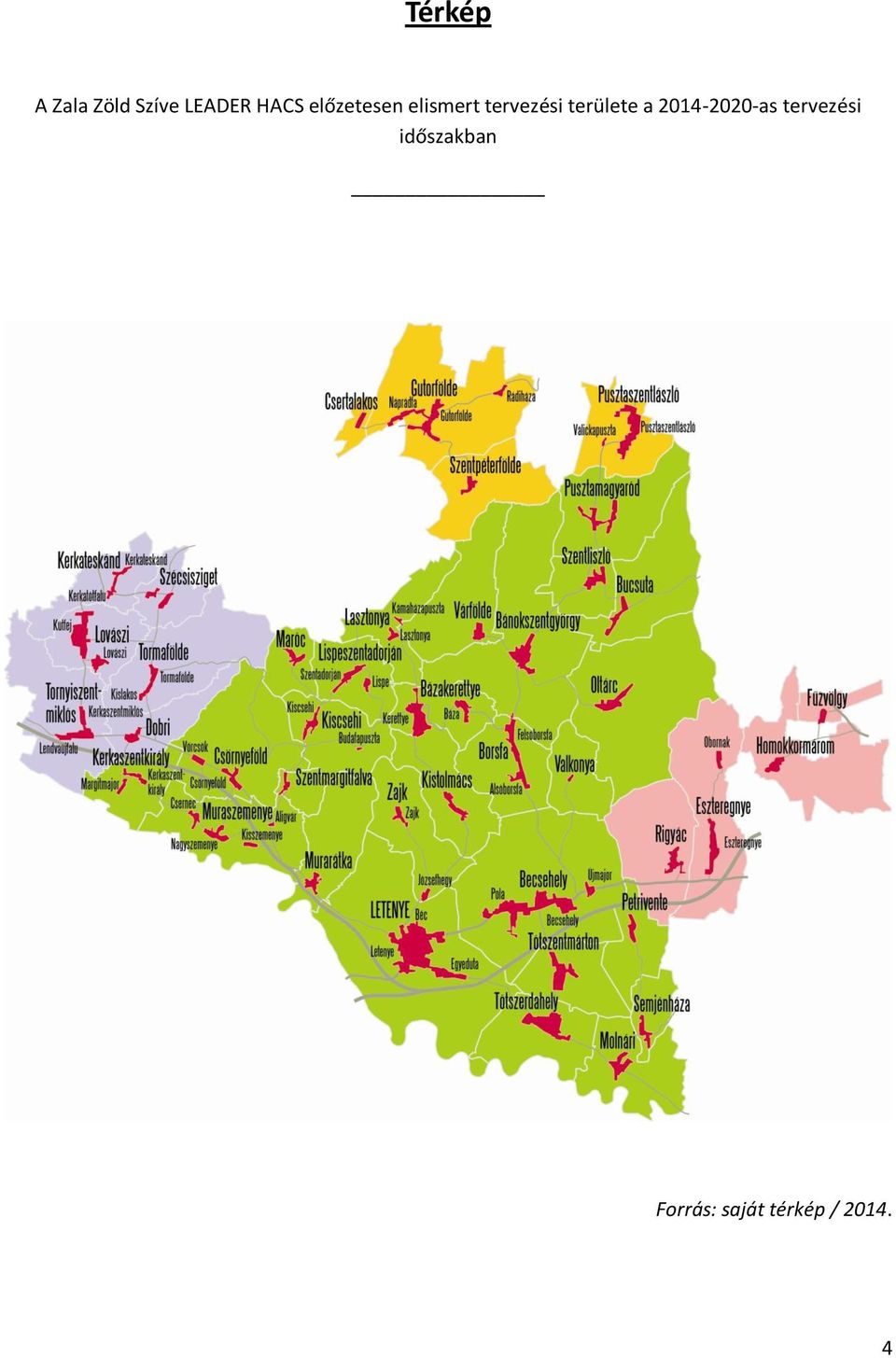 területe a 2014-2020-as tervezési